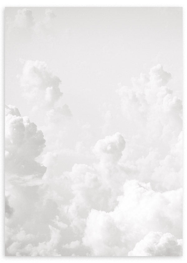 lámina decorativa fotográfica de cielo y nubes