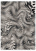 Cuadro abstracto y psicodélico, Black And White Net Pattern, kuadro.es