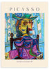 Cuadro artístico inspirado en el cuadro de Picasso del retrato a Dora Maar, su amante y musa. La obra fue pintada en en 1939 con el estilo único y radical de Pablo Picasso. 