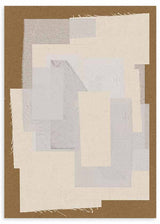 Cuadro minimalista y abstracto, Fabric Pattern Collage No.6, kuadro.es