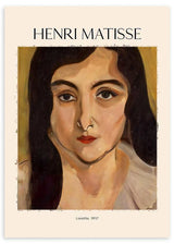 Cuadro artístico inspirado en el cuadro de Matisse Lorette. La obra fue pintada en en 1917 con el estilo innovador y colorido de Henri Matisse.