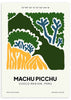 Cuadro Machu Pucchu, ilustración colorida. Una obra que te hará viajar a Perú para ver sus ciudadelas en la montaña