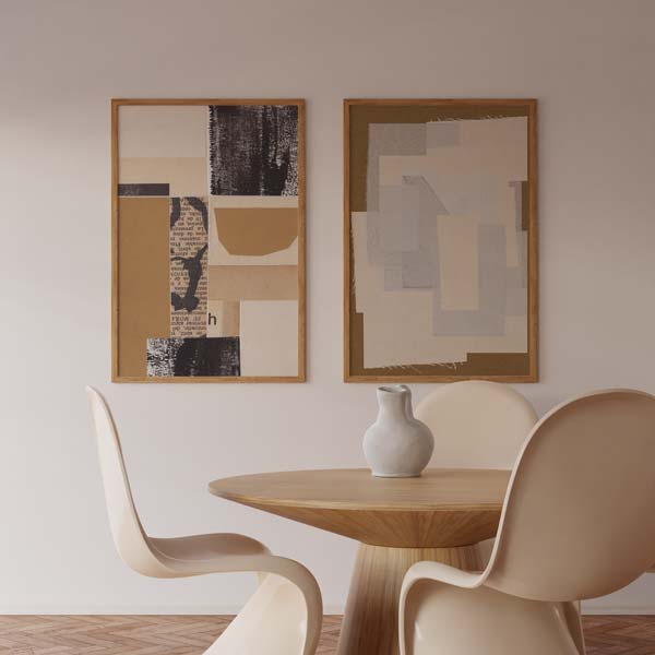 Cuadro minimalista y abstracto, One Color Collection / Muddy Waters, kuadro.es