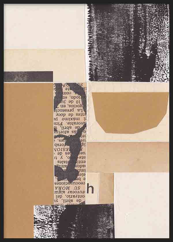 Cuadro minimalista y abstracto, One Color Collection / Muddy Waters, kuadro.es