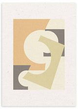 Cuadro geométrico y minimalista, Paper Collage No.1, kuadro.es