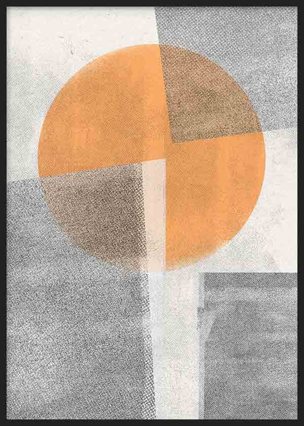 Cuadro geométrico y abstracto, Paper Collage No.3, kuadro.es