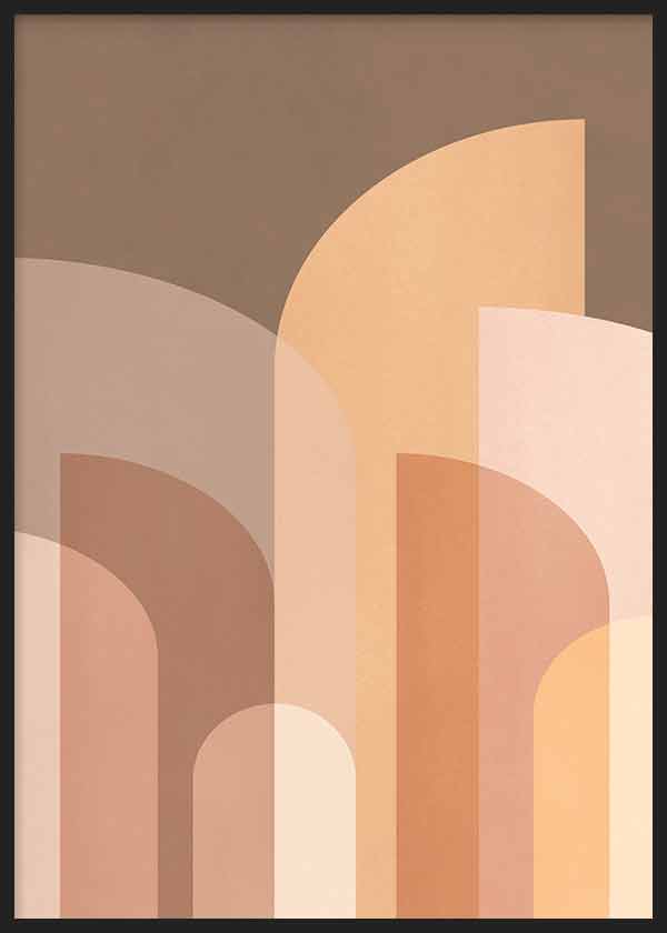 Cuadro colorido y abstracto, Posters, Prints, & Visual Artwork, Retro Geometric II