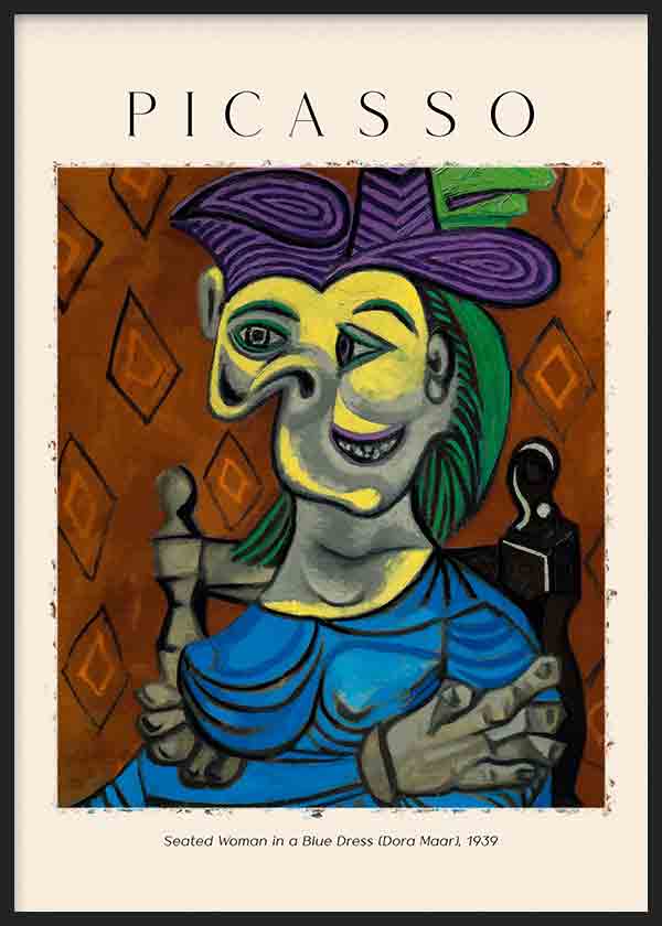 Cuadro artístico inspirado en el cuadro de Picasso donde retrata a su amante y musa, Dora Maar. 