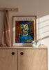 decoración con cuadros, ideas - Cuadro artístico inspirado en el cuadro de Picasso donde retrata a su amante y musa, Dora Maar. 