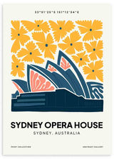 Cuadro Sydney Opera House, ilustración colorida. Una obra que te hará viajar a Australia para ver una de las óperas más famosas del planeta