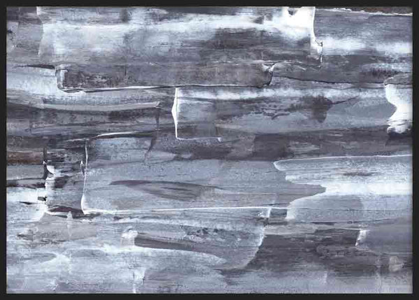 cuadro lámina decorativa horizontal abstracta con texturas azules - kuadro