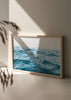 decoración con cuadros, ideas - lámina decorativa fotográfica de océano y olas en el horizonte - kuadro