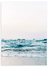 lámina decorativa de fotografía de mar y olas en la playa - kuadro