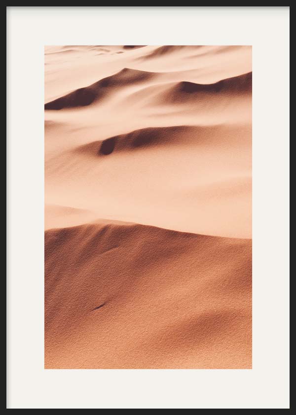 cuadro para lámina decorativa fotográfica de desierto y dunas