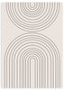 lámina decorativa de ilustración geométrica y minimalista en tonos beige - kuadro