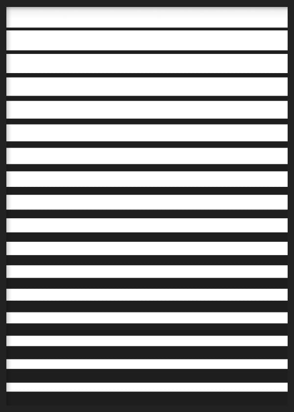 cuadro para lámina decorativa en blanco y negro y minimalista con líneas negras. Marco negro