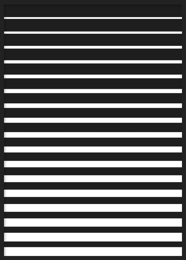 cuadro para lámina decorativa en blanco y negro y geométrica con líneas de estilo degradado monocromático. Marco negro