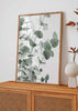 decoración con cuadros, ideas - lámina decorativa de foto de eucalipto, estilo decorativo nórdico - kuadro