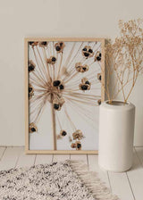 decoración con cuadros, ideas - lámina decorativa fotográfica de flor seca, estilo nórdico - kuadro