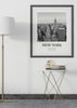 Decoración con cuadros, ideas -  cuadro ciudad de Nueva York. Lámina decorativa de Nueva York en blanco y negro.
