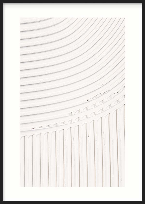 cuadro para lámina decorativa abstracta en tonos beige con formas curvas - kuadro