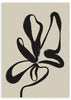 lámina decorativa de ilustración de flor en estilo abstracto y moderno