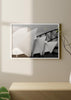 decoración con cuadros, ideas - lámina decorativa de ópera de Sídney en horizontal, fotográfico y blanco y negro - kuadro