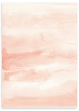 lámina decorativa abstracta y colorida en tono rosa, efecto acuarela