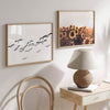 decoración con cuadros, ideas - lámina decorativa horizontal y fotográfica de campo de girasoles - kuadro