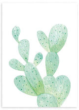 lamina decorativa de cactus, ilustración de cactus - kuadro
